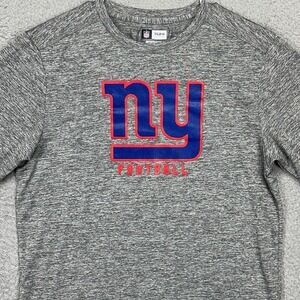 New York Giants NFL T-Shirt Adult Medium Grey Heather Football Tee Mens TX3 Cool